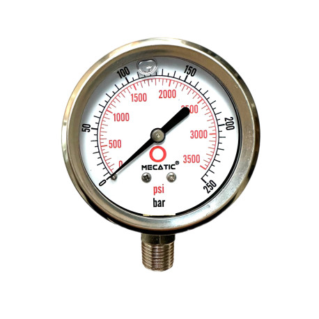 Manometro Glicerina 0-250bar