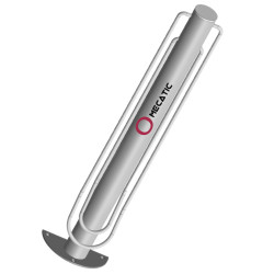 Soporte inox para bicicleta rueda ancha y estrecha