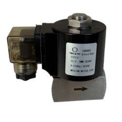 1/2" Inox Mecatic high pressure solenoid valve 0-120bar, NC, 24VDC