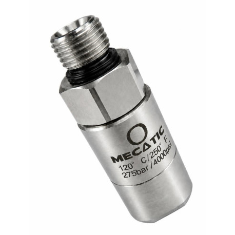 Racor giratorio recto 1/4"- 1/4" Mecatic 2 Rodamiento